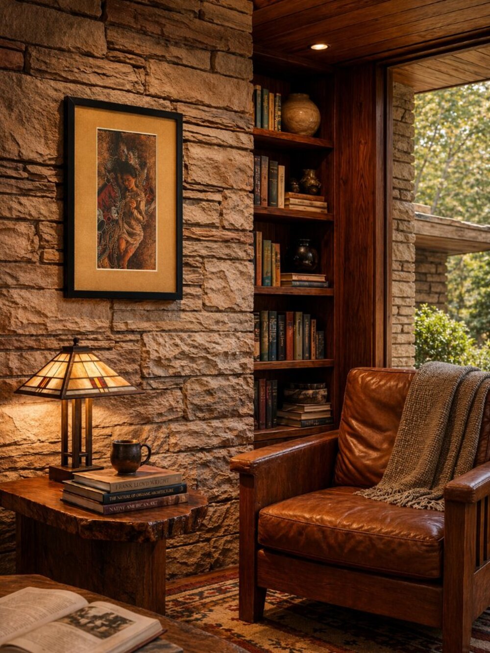 Lee Bogle Memories of Times Past Matted Art Print Framed Native American Decor